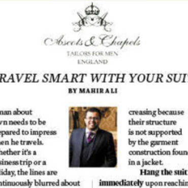 Travel Smart with Your Suit