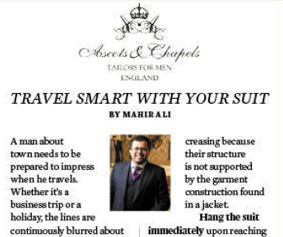 Travel Smart with Your Suit
