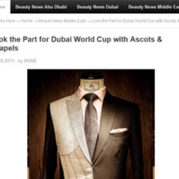 BeautyNewsMiddleEast.com: Ascots & Chapels