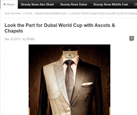 BeautyNewsMiddleEast.com: Ascots & Chapels