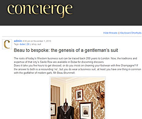 Conciergedubai.com: Beau to bespoke